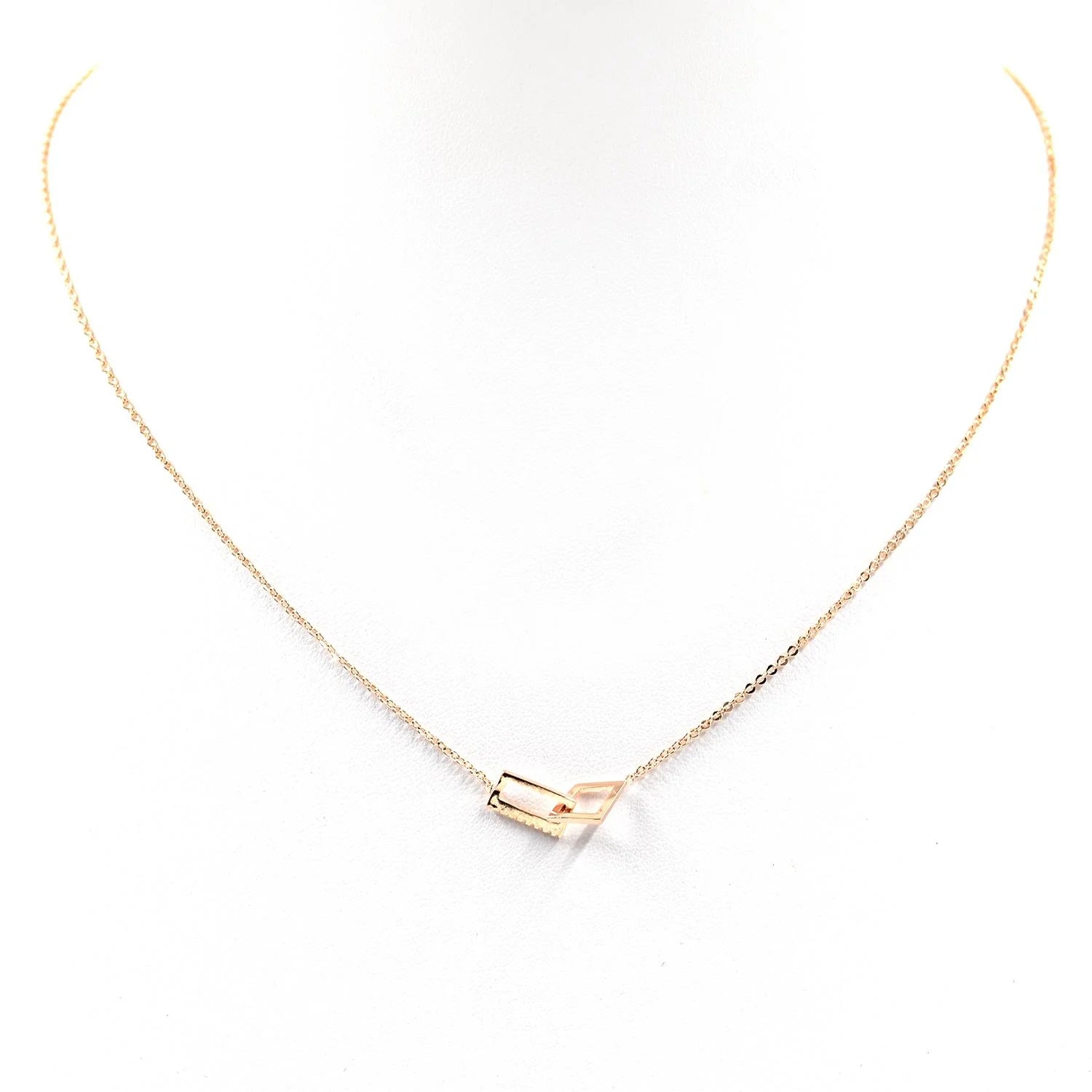 Platinum plated delicate necklace