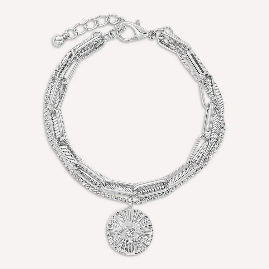 Silver Gaze Bracelet | Eye of Clarity