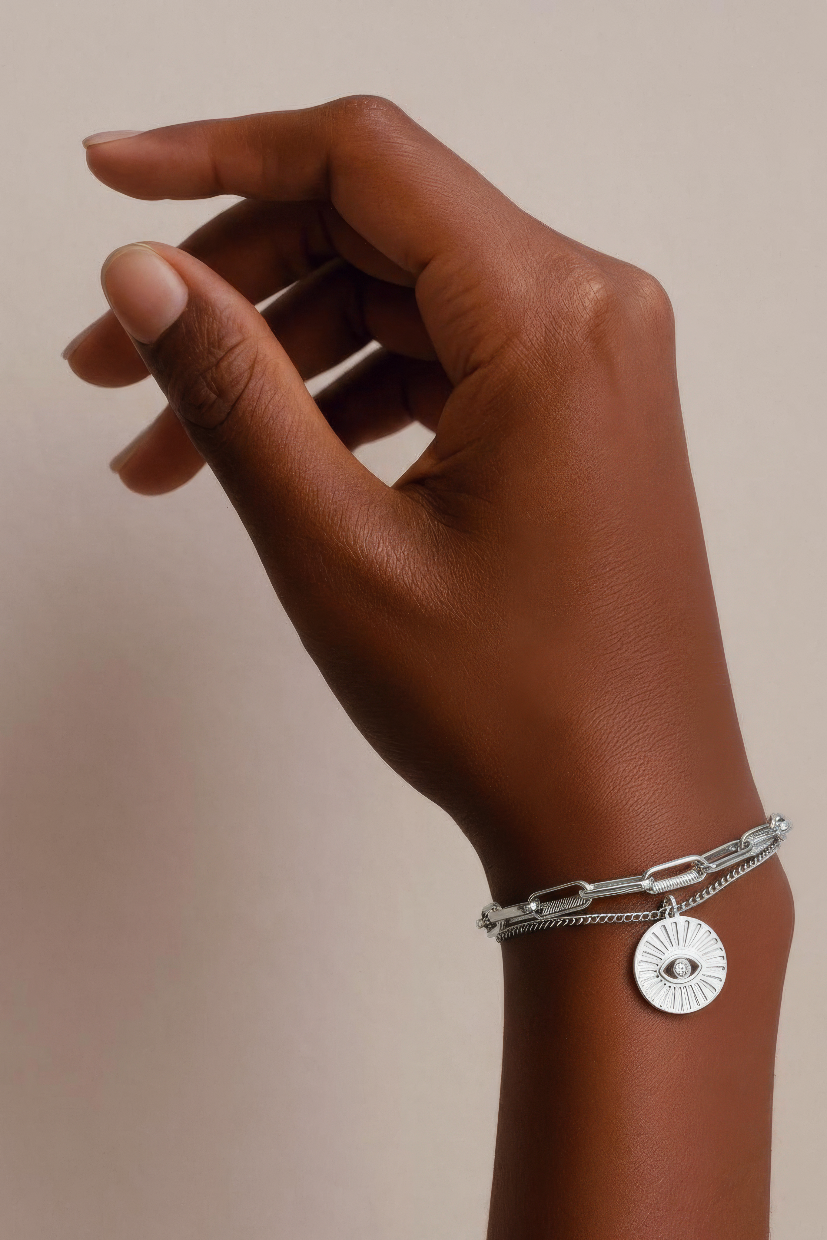 Silver Gaze Bracelet | Eye of Clarity